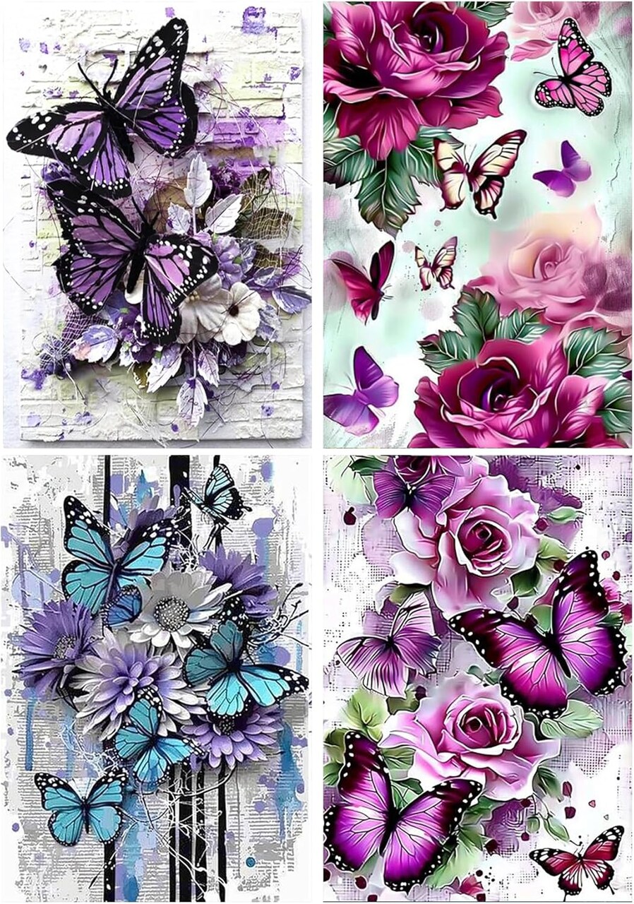 5D Diamond Painting Kits for Adults, Diamond Arts Kits Diamond Art Sets,Gem Painting by Number Kits for Adults Beginners Home Wall Decor
